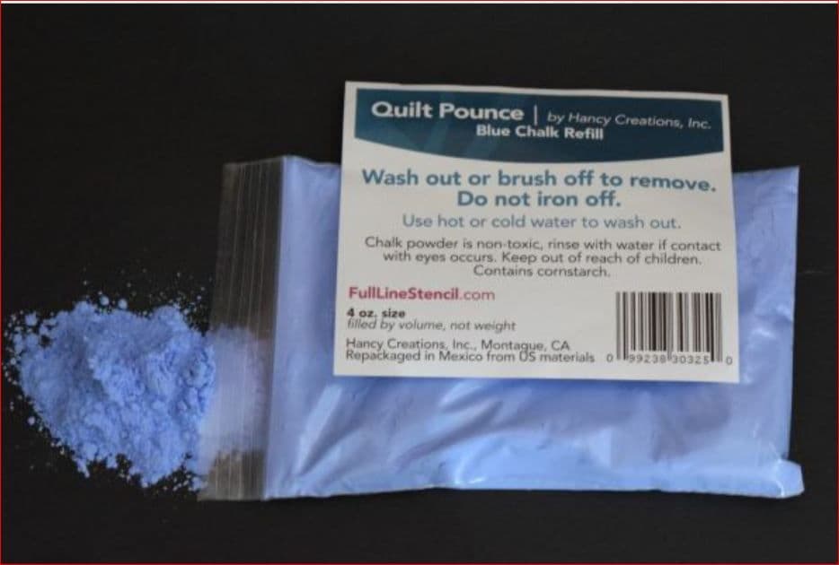 Ultimate Quilt Pounce Powder Refill Blue 4 oz