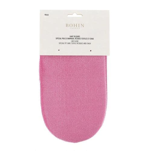 Bohin Lint Pink Mitt (9 1/2" x 5 1/2")
