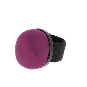 Bohin Purple Velvet Pincushion with Slap Bracelet