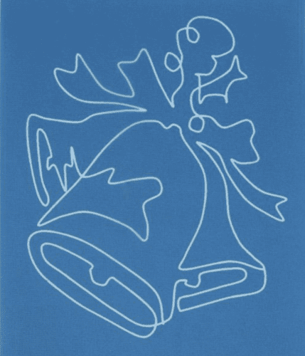 Christmas Bells Charm Stencil (3¾" x 3¾")