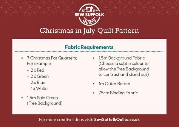 Christmas in July Quilt Pattern