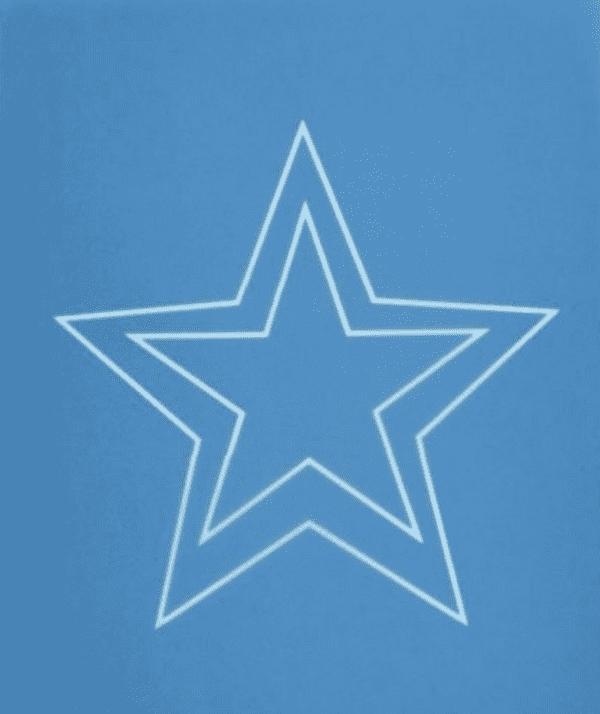 Christmas Star Charm Stencil (3¾