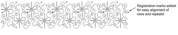 Christmas Star Stencil