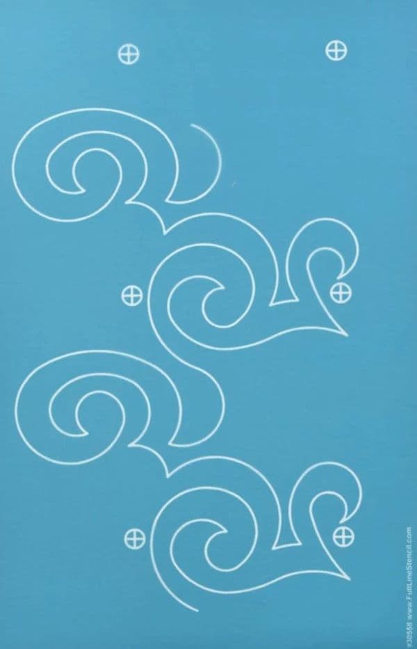 Cinnamon Spin Stencil