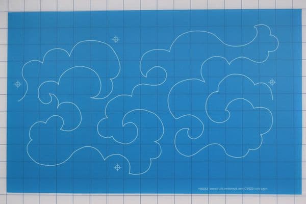 Cloudy Skies Stencil