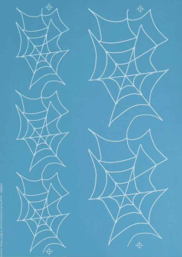 Connected Webs Stencil