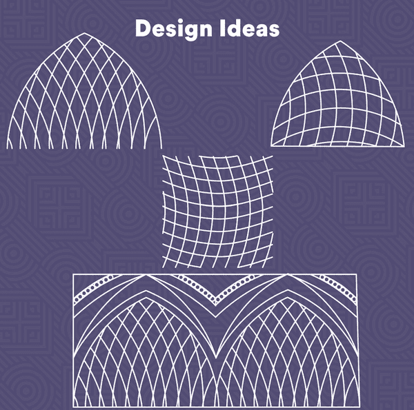 Curved Crosshatch Ruler Set