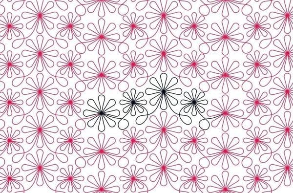 Daisy Chain 3 Stencil