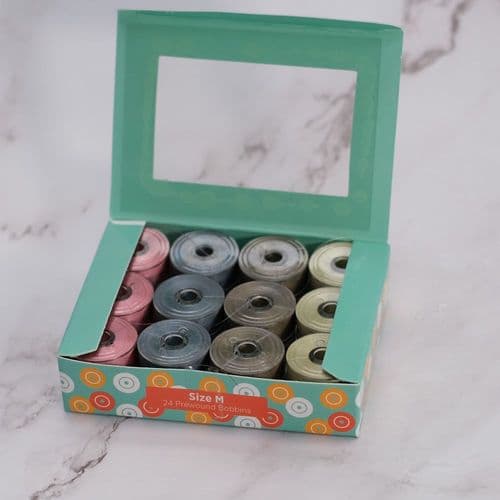 DecoBob Wonderfil Blend 24 Pack M Size Bobbins