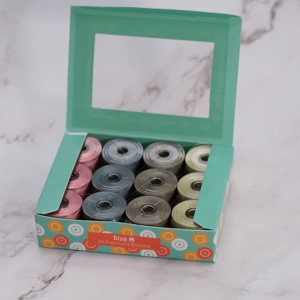 DecoBob Wonderfil Blend 24 Pack M Size Bobbins