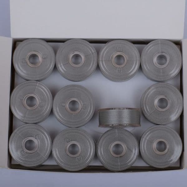 DecoBob Wonderfil Grey 24 Pack M Size Bobbins
