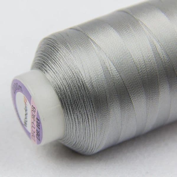 DecoBob Wonderfil Grey Thread 80wt 2000m