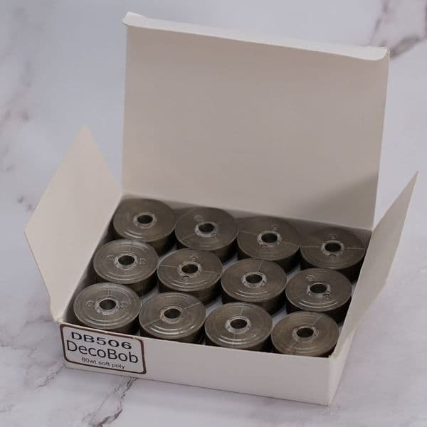 DecoBob Wonderfil Moss Green 24 Pack M Size Bobbins