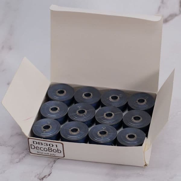 DecoBob Wonderfil Navy 24 Pack M Size Bobbins