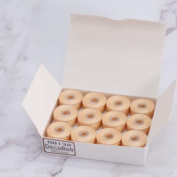 DecoBob Wonderfil Soft Gold 24 Pack M Size Bobbins