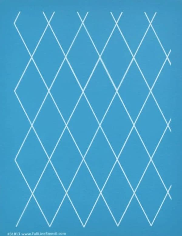 Diamond Grid Stencil (3