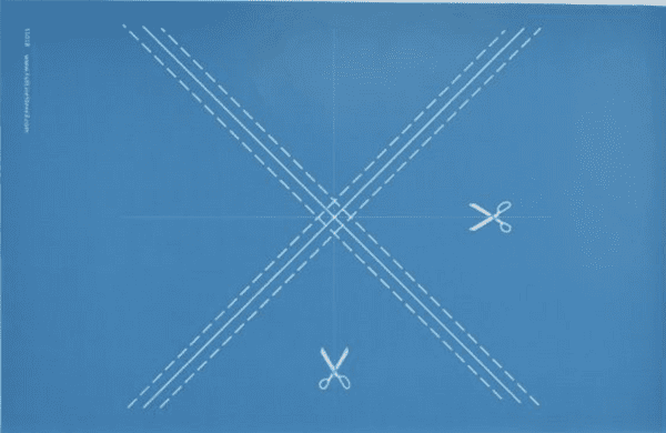 Easy Half Square Triangle Stencil