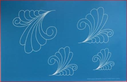 Feather Wings Stencil by Telene Jeffrey
