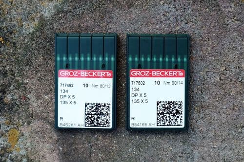 Groz Beckert Sharp 12/80-R & 14/90-R (Pack of 2 x 10 Needles)