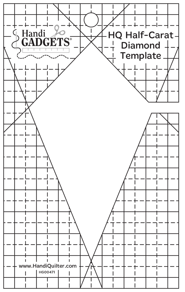 Half-Carat Diamond Template - discontinued. Last ones! 25% OFF