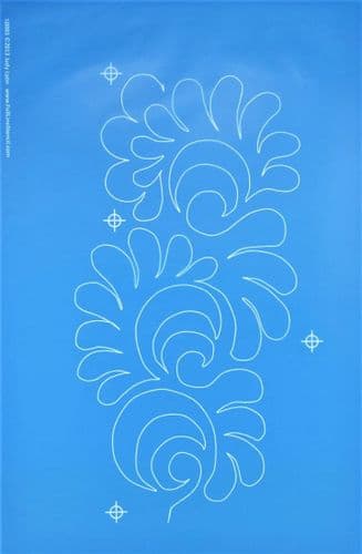 Interlocking El Dorado 6 ¾" Wide Stencil