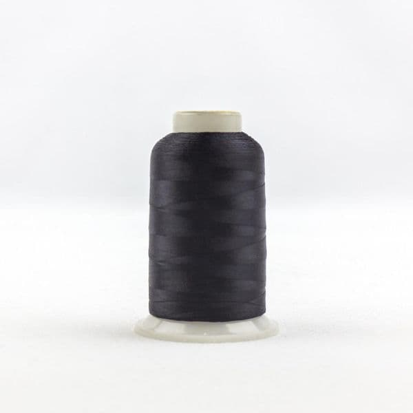 InvisaFil 100wt Black 2500m Cottonised Polyester Thread