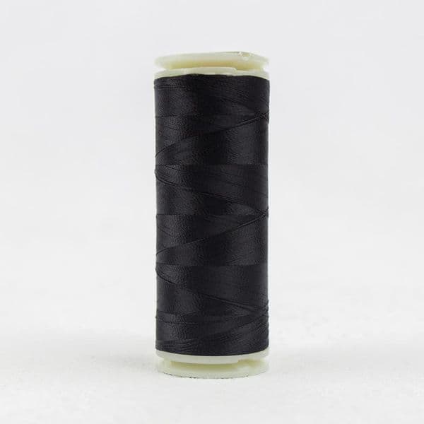 InvisaFil 100wt Black 400m Cottonised Polyester Thread
