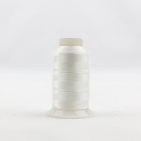 InvisaFil 100wt White 2500m Cottonised Polyester Thread