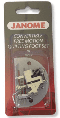 Janome 1600P/HD9 Convertible Free-Motion Quilting Foot Set