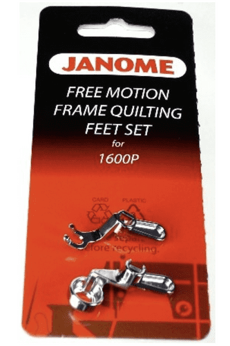 Janome 1600P/HD9 Free-Motion Frame Quilting Feet Set