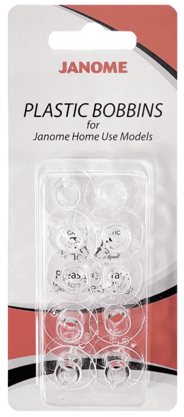 Janome Plastic Drop-In Bobbins - Pack of 10