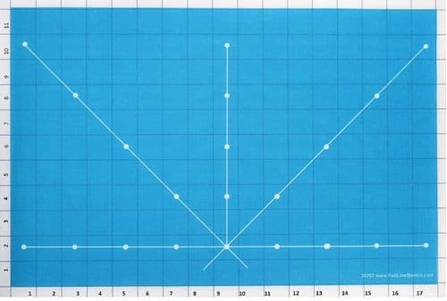 Machine Quilting Guide Large Stencil (for up to 16" Blocks)