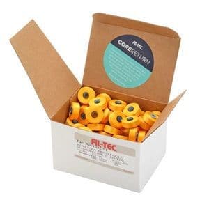 Magna Glide Classic Bright Gold M size Bobbins 60wt Filament Polyester - Box of 72