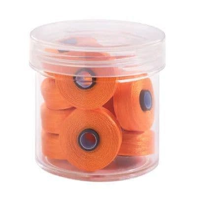 Magna Glide Delights Blaze 40wt Trilobal Polyester M Size Bobbins (Tub of 10)