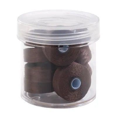 Magna Glide Delights Brunette 40wt Trilobal Polyester M Size Bobbins (Tub of 10)
