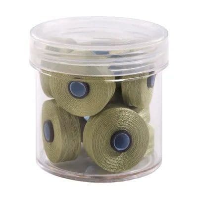 Magna Glide Delights Celery 40wt Trilobal Polyester M Size Bobbins (Tub of 10)