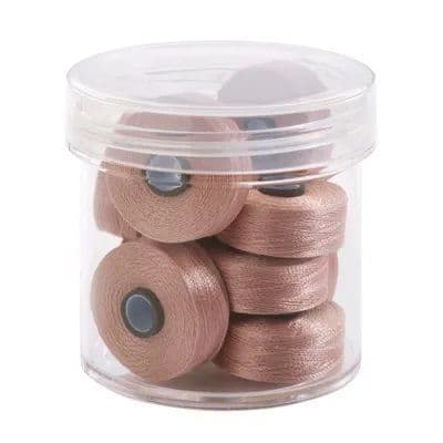 Magna Glide Delights Chestnut 40wt Trilobal Polyester M Size Bobbins (Tub of 10)