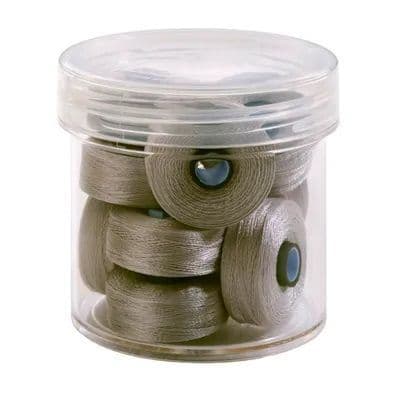 Magna Glide Delights Cool Grey 3 40wt Trilobal Polyester M Size Bobbins (Tub of 10)