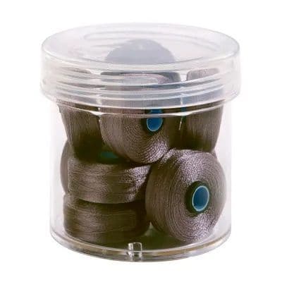 Magna Glide Delights Cool Grey 7 40wt Trilobal Polyester M Size Bobbins (Tub of 10)