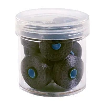 Magna Glide Delights Medium Grey 40wt Trilobal Polyester M Size Bobbins (Tub of 10)
