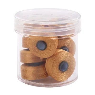 Magna Glide Delights Military Gold 40wt Trilobal Polyester M Size Bobbins (Tub of 10)