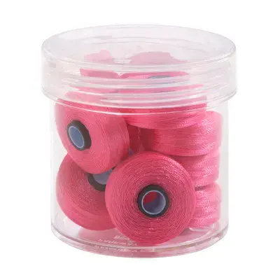 Magna Glide Delights Rhododendron 40wt Trilobal Polyester M Size Bobbins (Tub of 10)