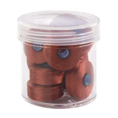 Magna Glide Delights Rust 40wt Trilobal Polyester M Size Bobbins (Tub of 10)