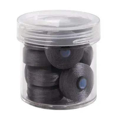 Magna Glide Delights Titanium 40wt Trilobal Polyester M Size Bobbins (Tub of 10)