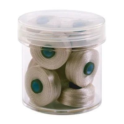 Magna Glide Delights Warm Grey 4 40wt Trilobal Polyester M Size Bobbins (Tub of 10)