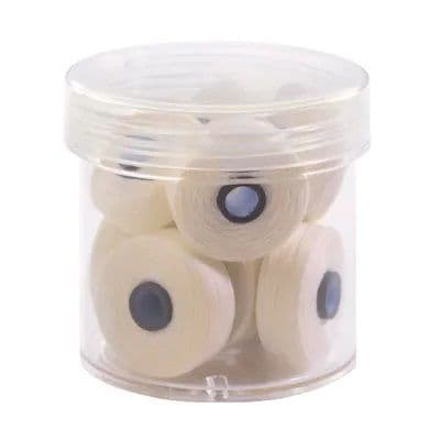 Magna Soft Cream 50wt Polyester M Size Bobbins (Tub of 10)