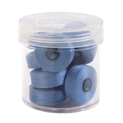 Magna Soft Hawaiian Blue 50wt Polyester M Size Bobbins (Tub of 10)