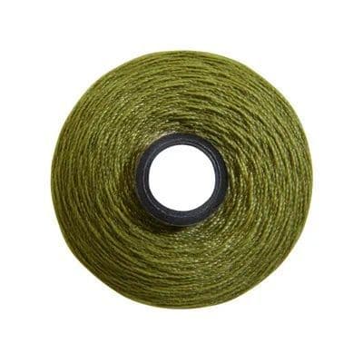 Magna Soft Light Olive 50wt Polyester M Size Bobbins (Tub of 10)