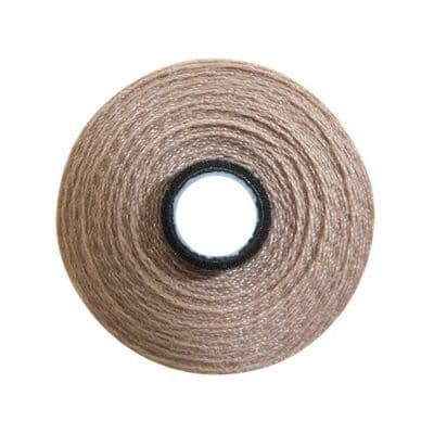 Magna Soft Light Tan 50wt Polyester M Size Bobbins (Tub of 10)