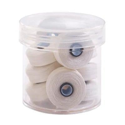 Magna Soft Linen 50wt Polyester M Size Bobbins (Tub of 10)